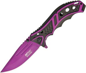 MTech Linerlock Black/Purple A/O (3.63″)