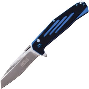 MTech Button Lock Black/Blue (3.5″)