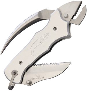 Myerchin Sailors Tool Linerlock Silver (2.25″)
