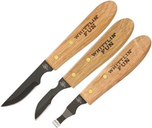 Old Forge Three Piece Wood Carving Set (1.88″)
