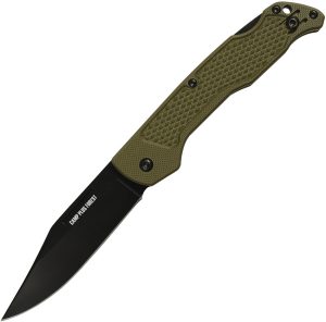 Ontario Camp Plus EDC Lockback Grn (3.38″)