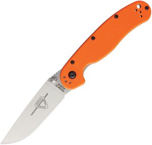Ontario RAT II Linerlock Orange (3″)