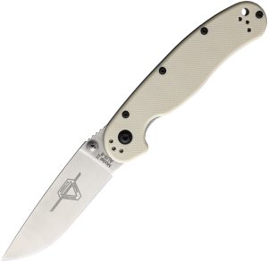 Ontario RAT II Linerlock Ivory G10 (3″)