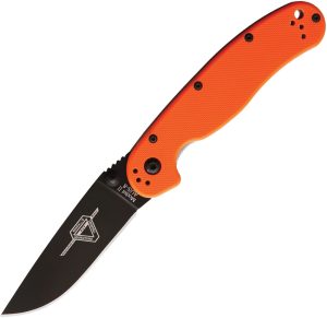 Ontario RAT II Linerlock Orange (3″)