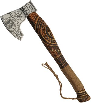 Pakistan Etched Viking Axe