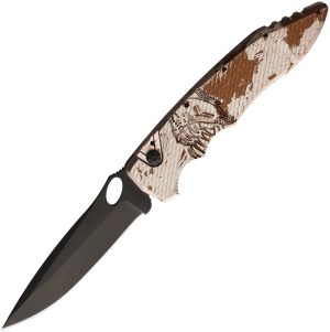 Piranha Knives Auto Mini Predator Button Lock (3.5″)