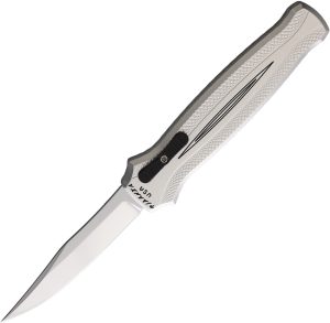 Piranha Knives Auto Rated-R OTF Silver (3.5″)