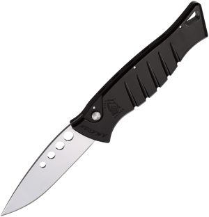 Piranha Knives Auto Amazon Button Lock Blk (3.25″)