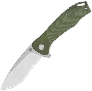 QSP Knife Raven Linerlock Green G10 (3.38″)