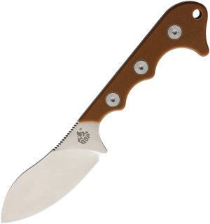 QSP Knife Neckmuk Neck Knife Brown (2.88″)