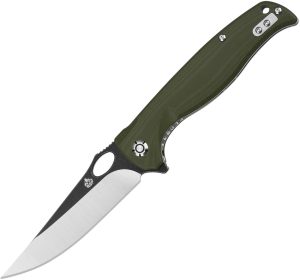 QSP Knife Gavial Linerlock Green G10 (4″)