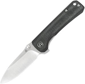 QSP Knife Hawk Linerlock Black Micarta (3.25″)