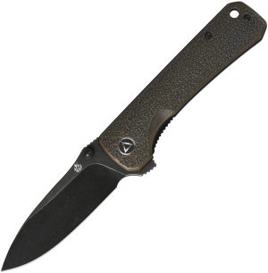 QSP Knife Hawk Linerlock Copper Black (3.25″)