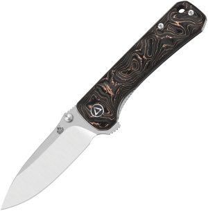 QSP Knife Hawk Linerlock Copper Foil CF (3.25″)
