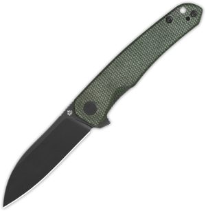 QSP Knife Otter Linerlock Green Micarta (2.75″)