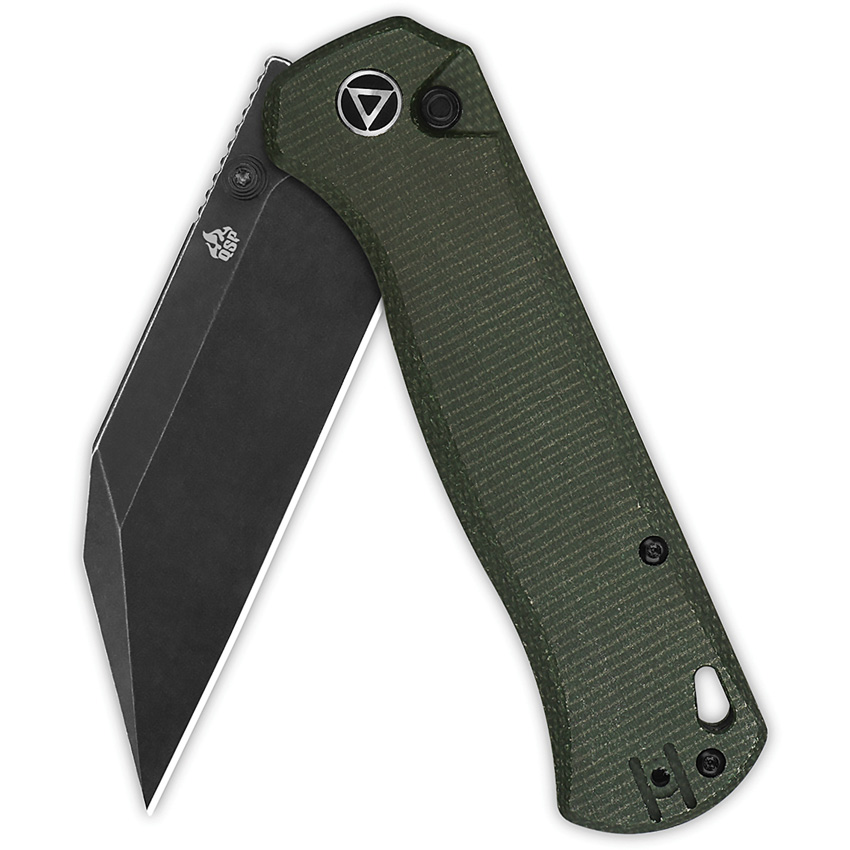 Qsp Knife Swordfish Button Lock Green (3.63&Quot;) QSP Knife Swordfish Button Lock Green (3.63")