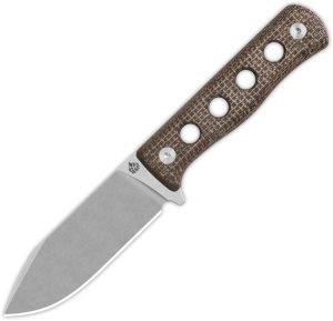 QSP Knife Canary Fixed Blade Brown (4.25″)
