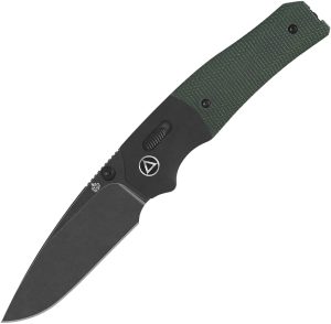 QSP Knife Vault Glyde Lock Green Micarta (3.25″)