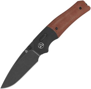 QSP Knife Vault Glyde Lock Tan Micarta (3.25″)