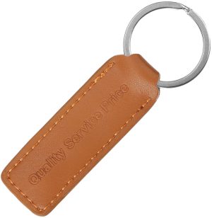 QSP Knife Leather Keychain