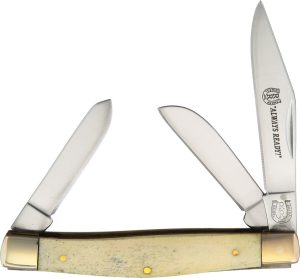 Rough Rider Stockman White Smooth Bone
