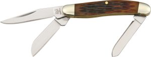 Rough Rider Tiny Stockman Amber Bone