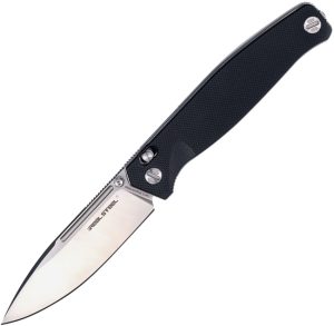 Real Steel Huginn Slide Lock Black G10 (3.63″)