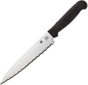 Spyderco Utility Knife Black Serrated (6.38″)