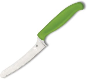 Spyderco Z-Cut Kitchen Knife Green (4.3″)