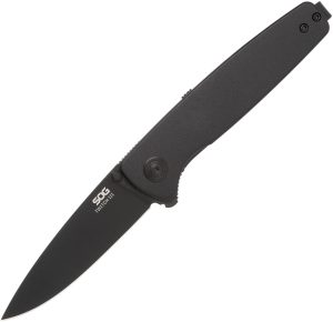 Sog Twitch III Linerlock Black (3″)