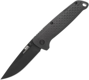 SOG Adventure Lockback Black (3″)