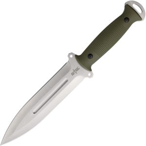 S-TEC Tactical Throwing Knife OD (7″)