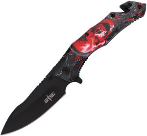S-TEC Rescue Linerlock A/O Red (3.5″)