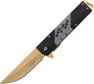S-TEC Linerlock A/O Gold (3.25″)