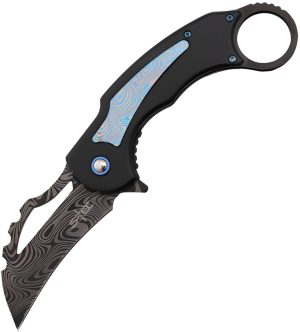 S-TEC Karambit Linerlock A/O Blue (3.25″)