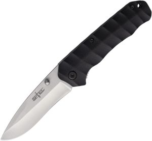 S-TEC Linerlock Black G10 (3″)