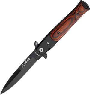 Tac Force Linerlock A/O Wood Onlay (4″)