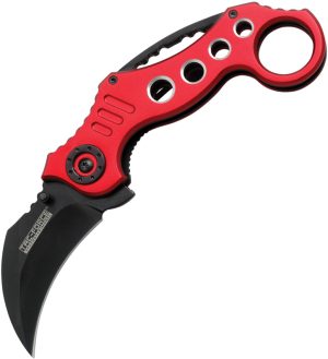 Tac Force Karambit Linerlock Red A/O (2.5″)