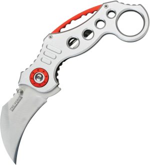 Tac Force Karambit Linerlock Silver A/O (2.5″)
