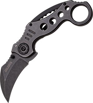Tac Force Karambit Black Stonewash A/O (2.5″)