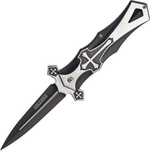 Tac Force Celtic Cross Linerlock Black (3.88″)