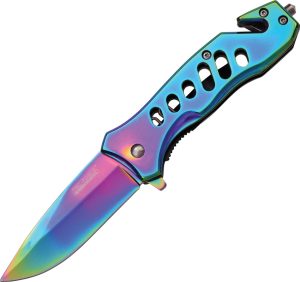 Tac Force Rescue Linerlock A/O Rainbow (2.5″)