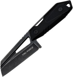 Tac Force Fixed Blade Black (4″)