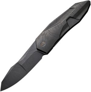 We Knife Co Ltd Solid Framelock Black Etch (3.88″)