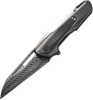 We Knife Co Ltd Falcaria Framelock Damasteel (3.63″)