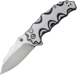 Civivi Natterjack Button Lock Blk/Wht (3.25″)