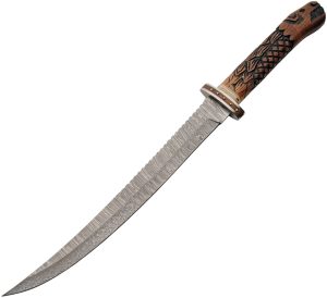 Damascus Fafnir Short Sword (15.25″)