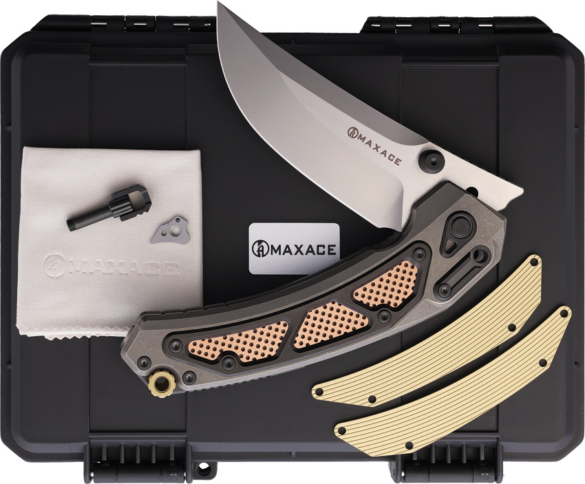 Maxace Backlight 01 Framelock Copper Maxace Backlight 01 Framelock Copper