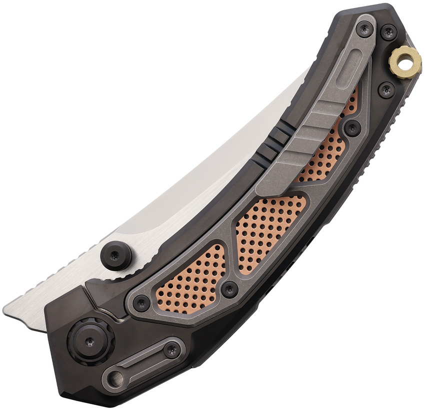 Maxace Backlight 01 Framelock Brass Maxace Backlight 01 Framelock Brass