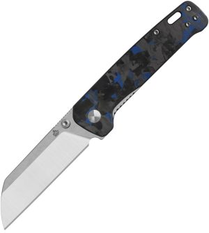 QSP Knife Penguin V2 Linerlock Blue CF (3″)